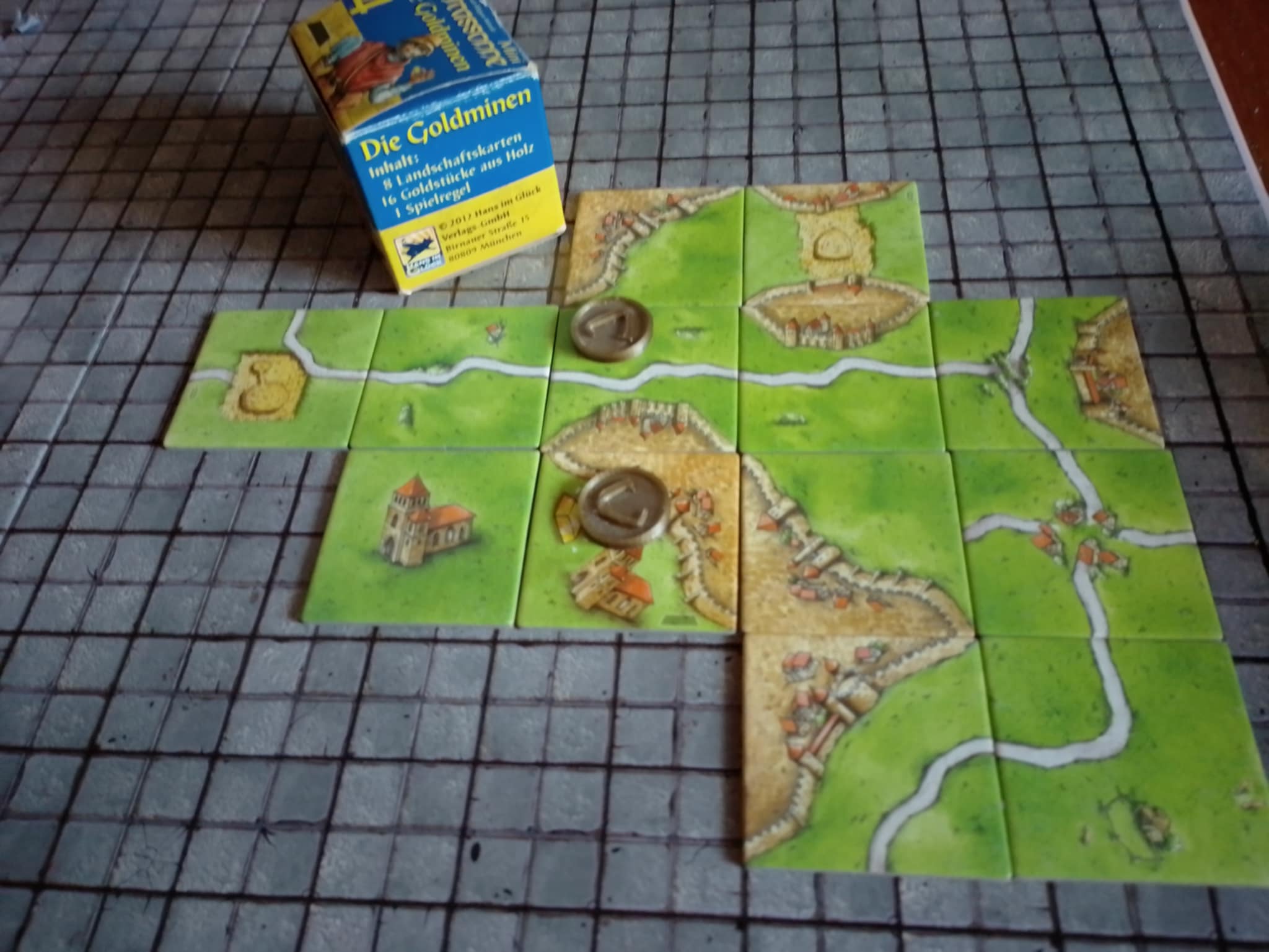 Carcassonne Gold Coin token - Gold Bar replacement