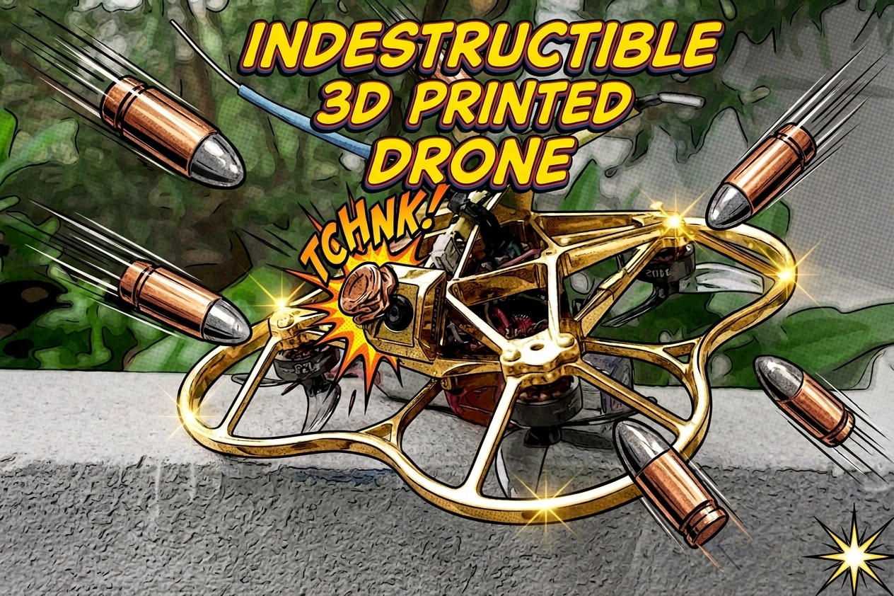 2-Inch "Unbreakable" FPV Drone Frame (TPU/AMS Optimized)