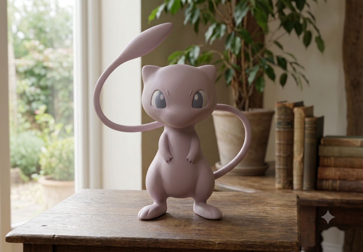 Mew – Figura Decorativa a Color