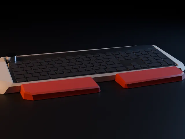 Shard - Slanted Chamfered 7° Cradle with Dual Magnetic TPU Air Wrist Pads (Logitech Craft)