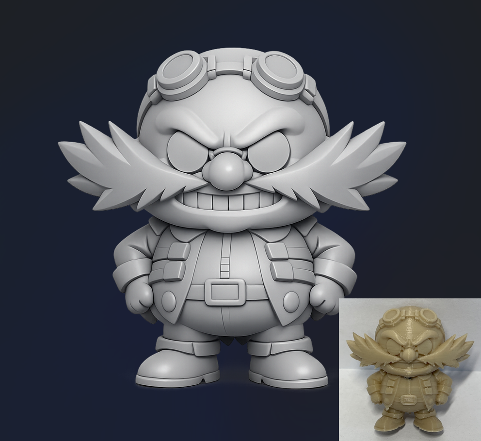 Chibi Dr Eggman (Robotnik - Sonic)