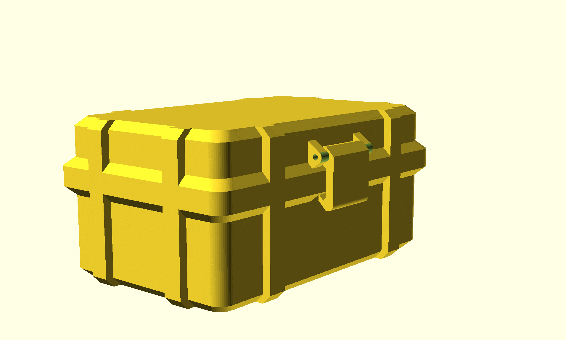 Miniatura 3 do modelo 3D Rugged Box, Parametric/Customizable, No Hardware