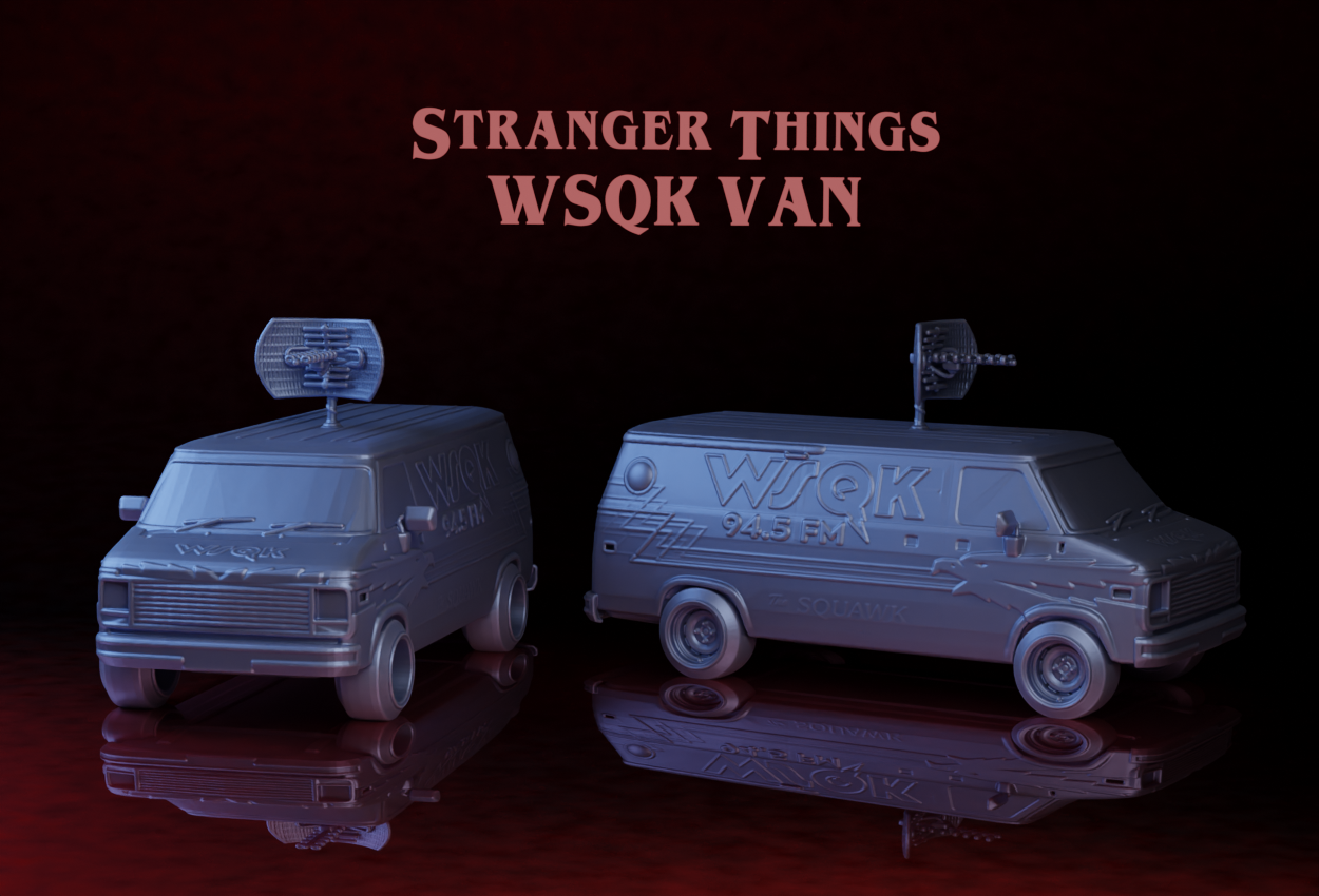 WSQK Van : Stranger Things