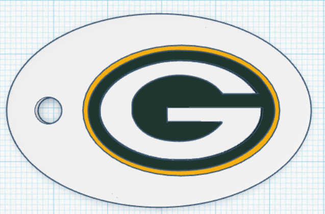 Packers Keychain