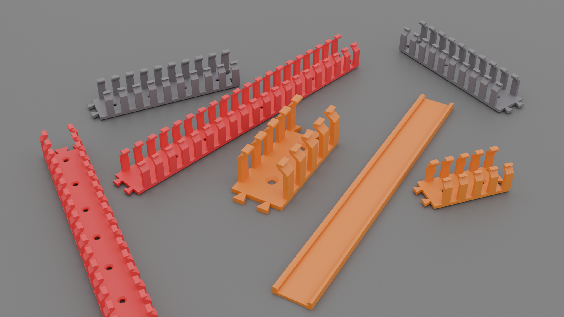 Miniatura 2 do modelo 3D Modular cable tray system