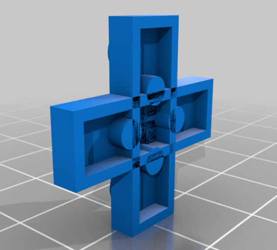 L-Compatible 3x3 Cross Plate