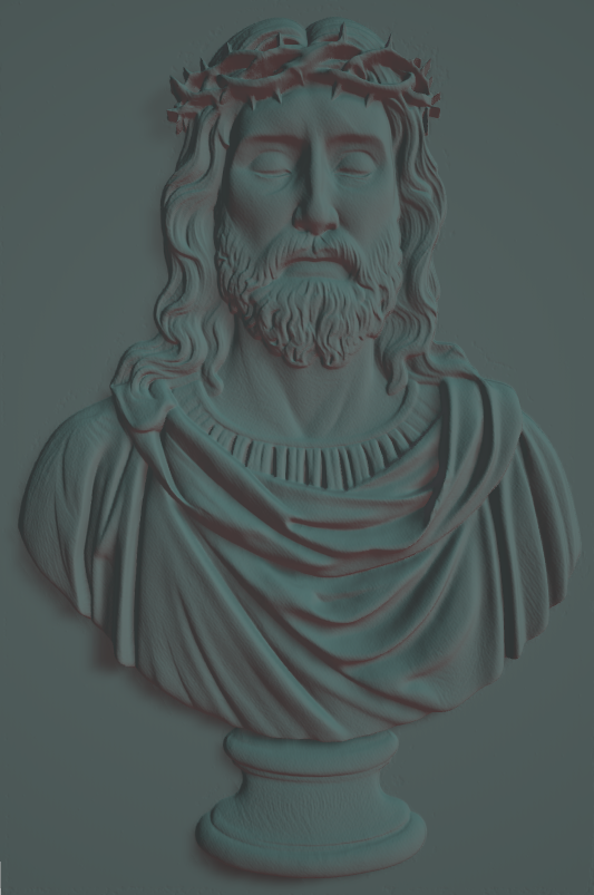 Jesus frame busto