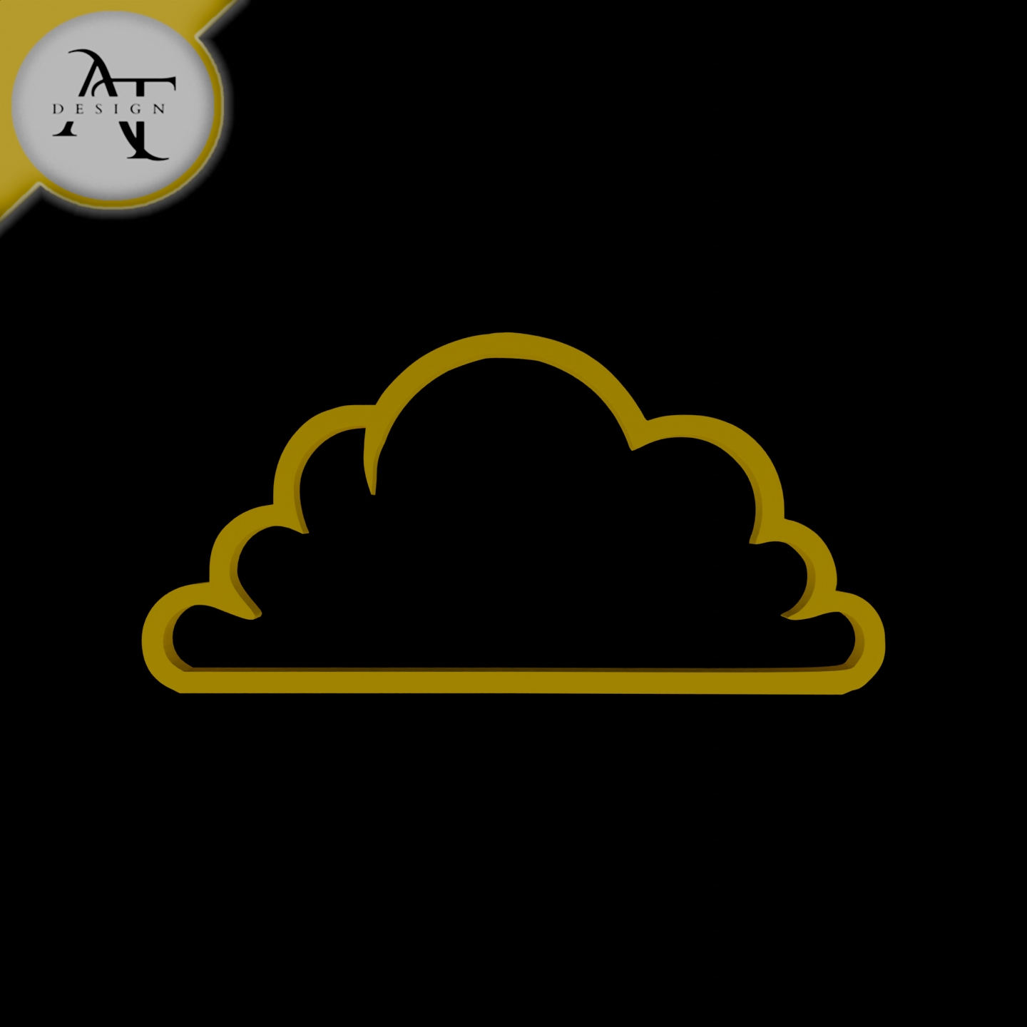 Simple Cloud Symbol - 2D Art