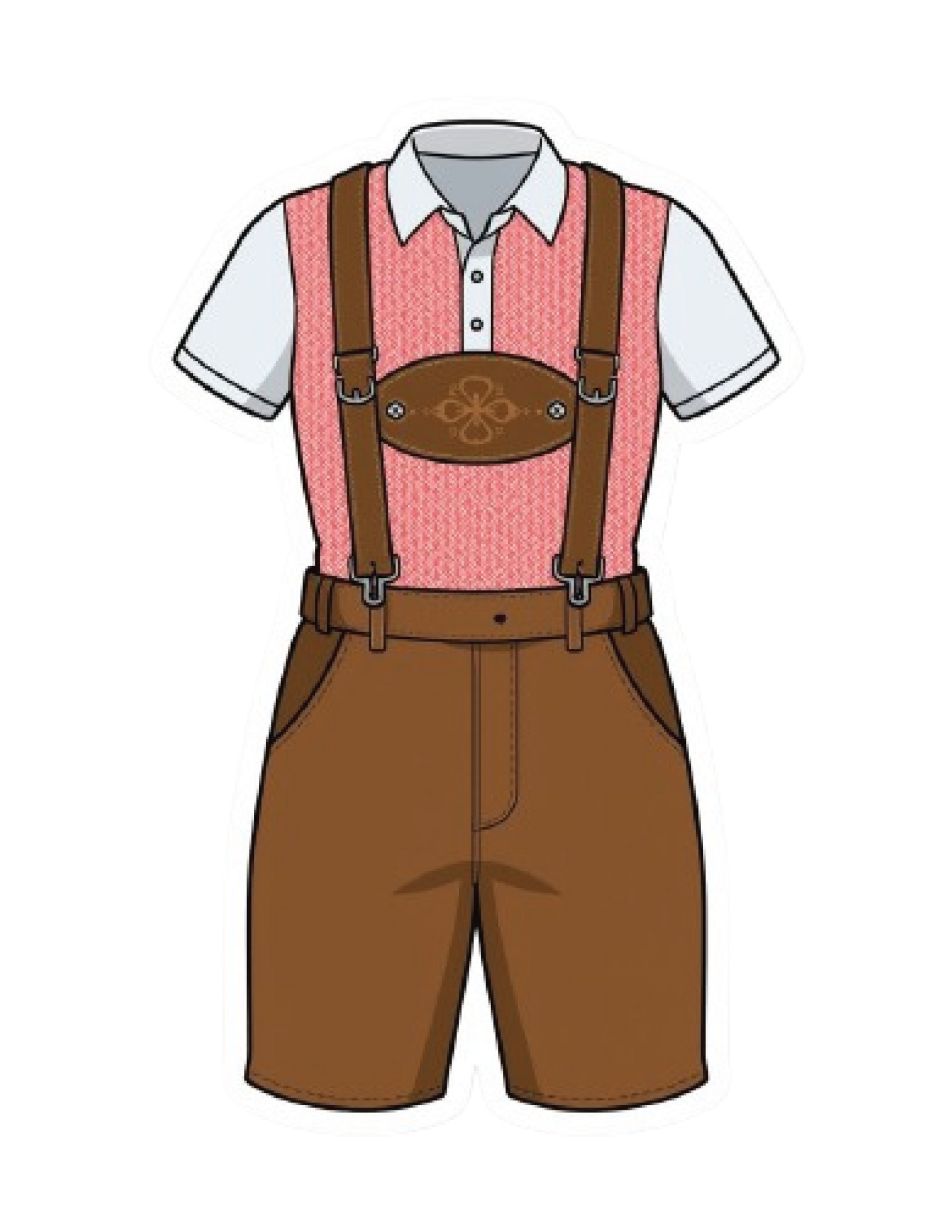 Lederhosen Cookie Cutter