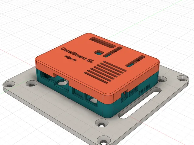 CoralBoard SL VESA 75/100 & Wall Mount – Tool-Free Slide-On Keyhole Plate