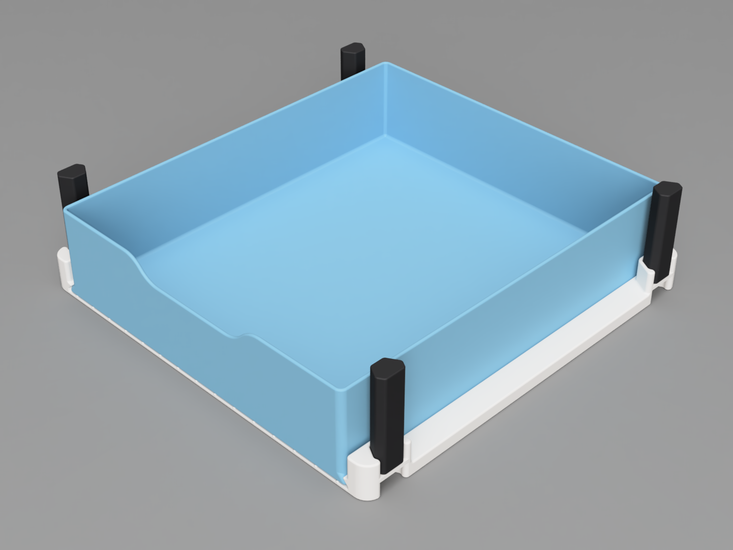 Miniatura 2 do modelo 3D Versatile Stackable Storage Box System for IKEA KALLAX