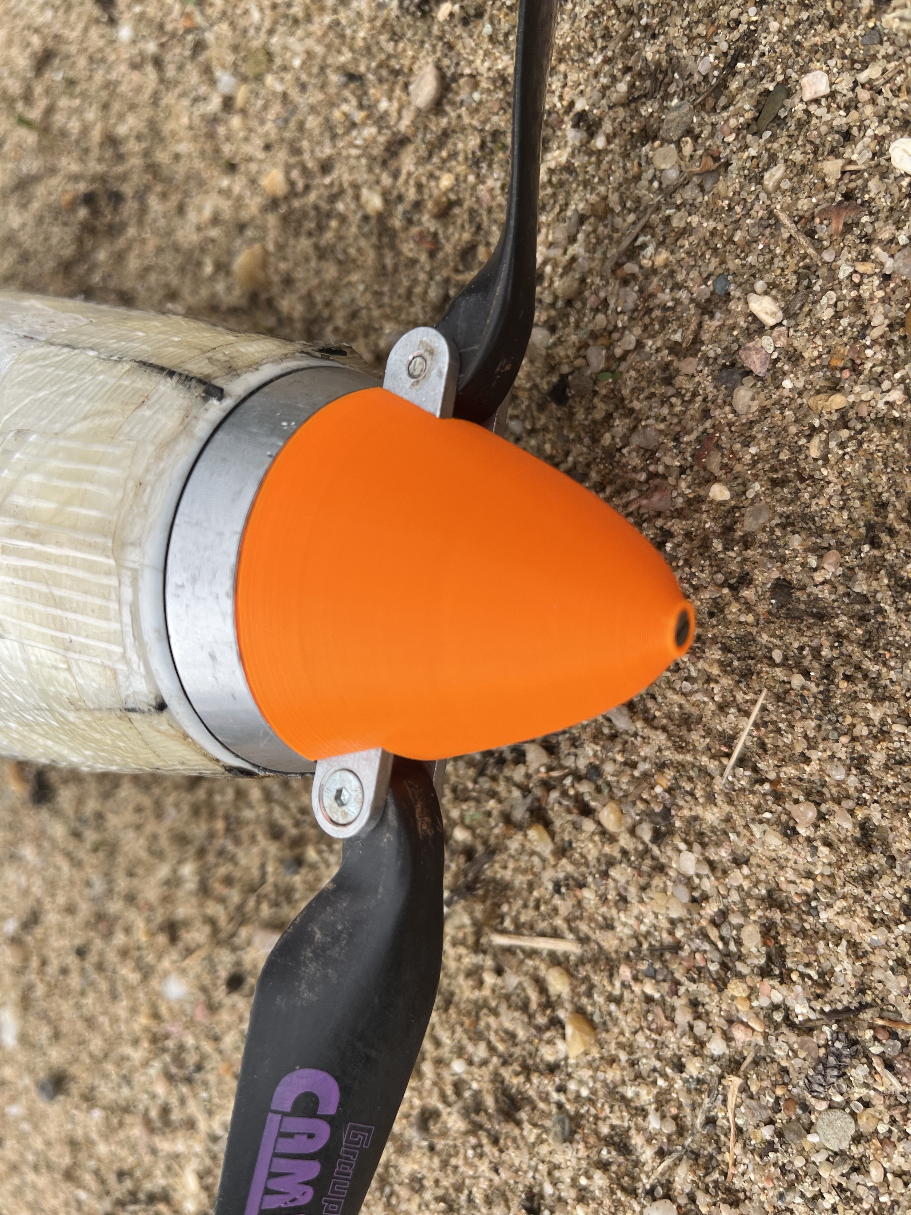 folding Propeller cone with a diameter of 45 mm, vrtulový kužel 45 mm , f3d file