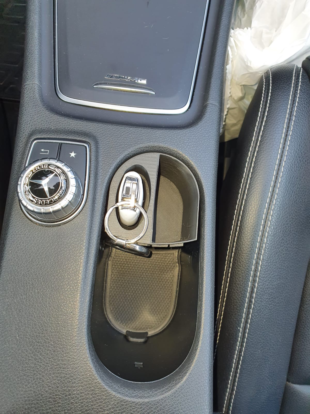 mercedes gla console KEY organizer  dual slot