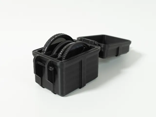 Parametric lens filter case
