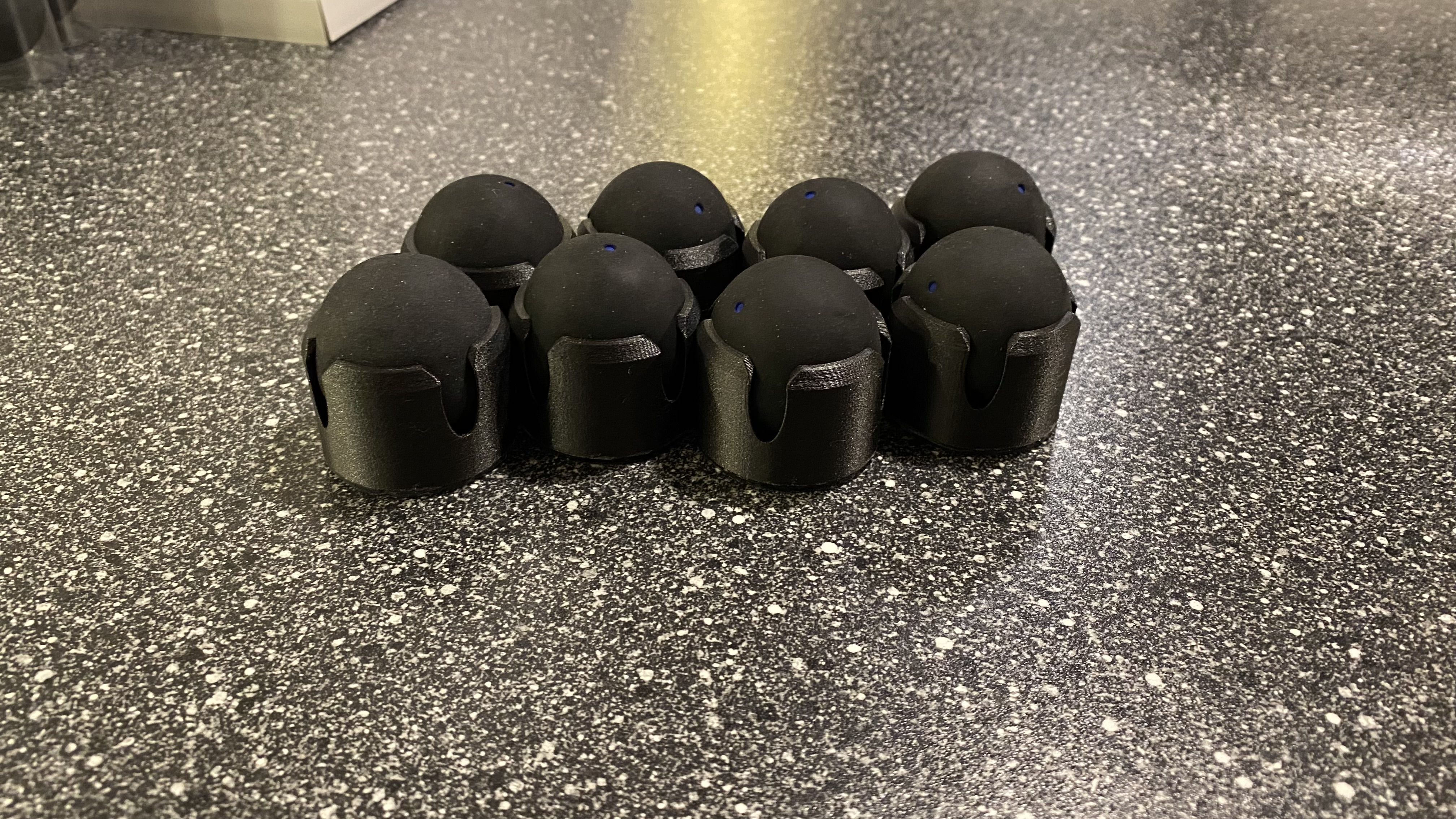 Squash Ball Speaker Feet. falco*sign.
