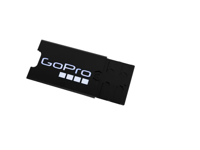 Micro SD Card Holder with GoPro Logo