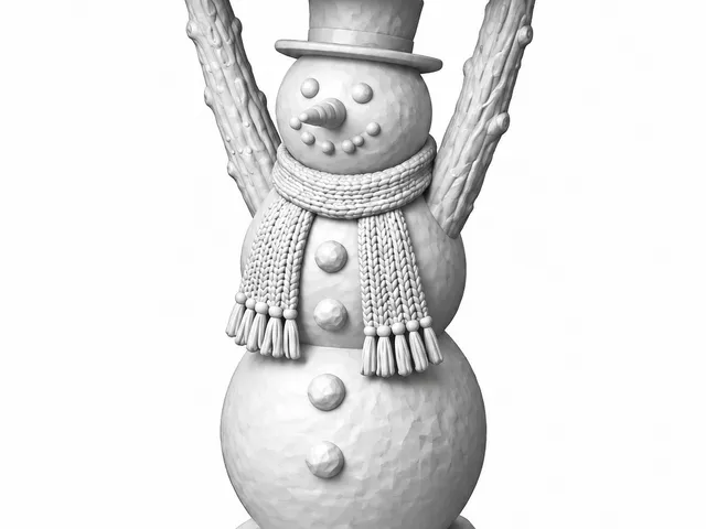 Snowflake Snowman LED Votive Holder — Paint-Your-Own Christmas Figure