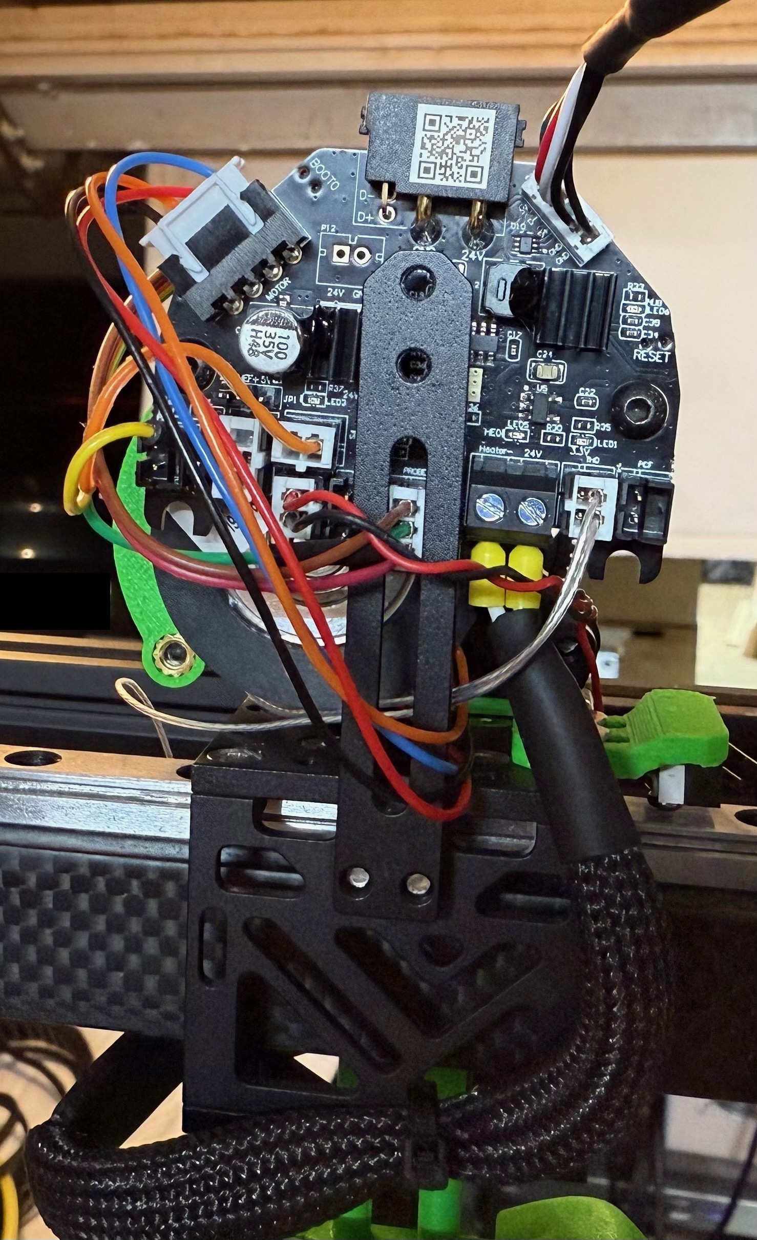 vz hextrudort short with moons stepper on vzprinthead nitehawk 36 mount