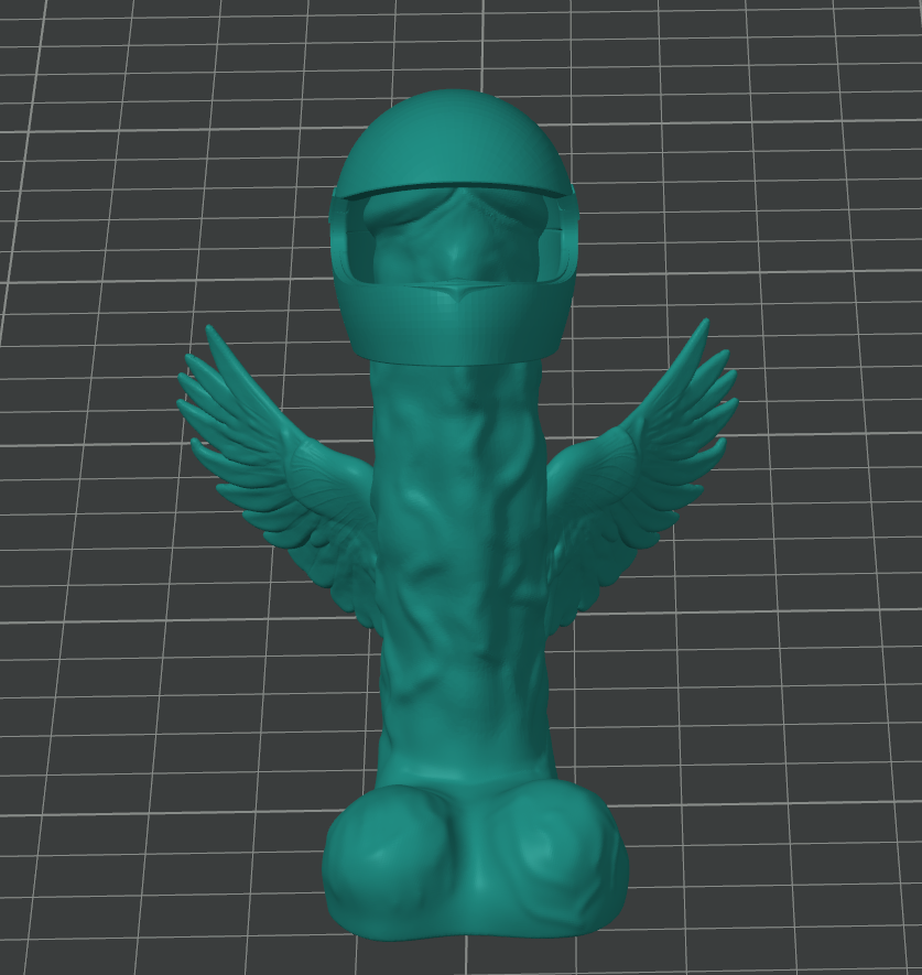 Dick with wings cup (cubok)