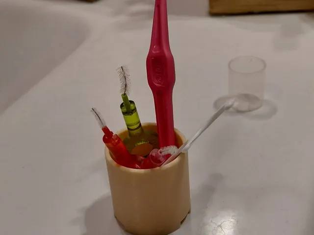 Interdental brush holder