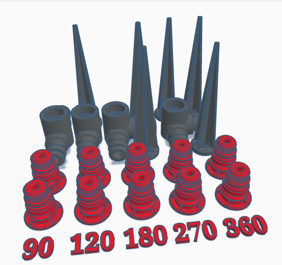 Gardena Sprinkler - Gartenbewässerung Spray System 3D model thumbnail