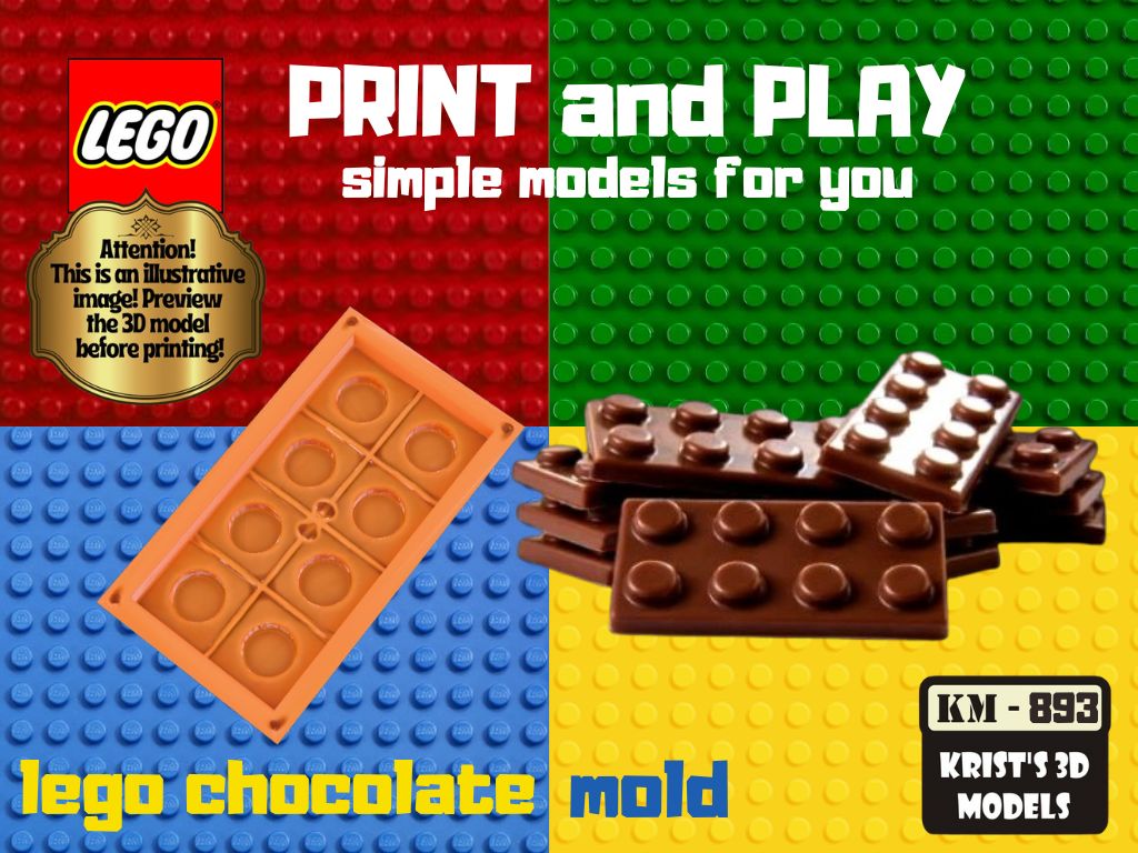 lego chocolate mold