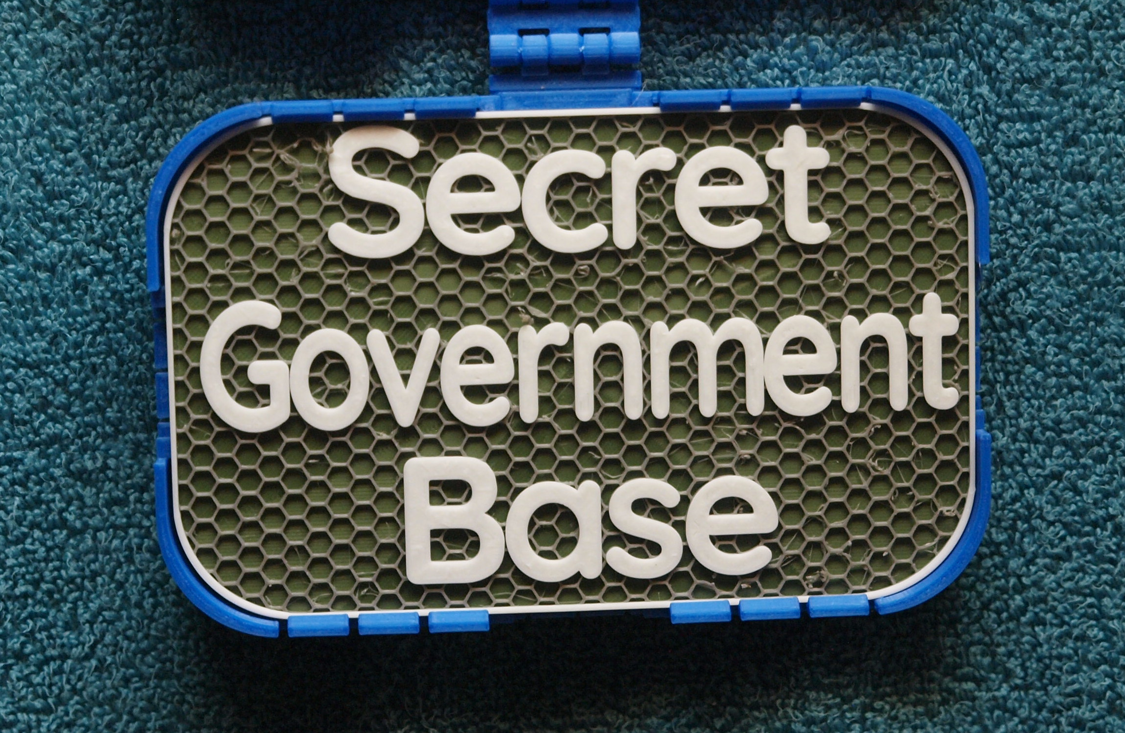 Secret Government Base sign
