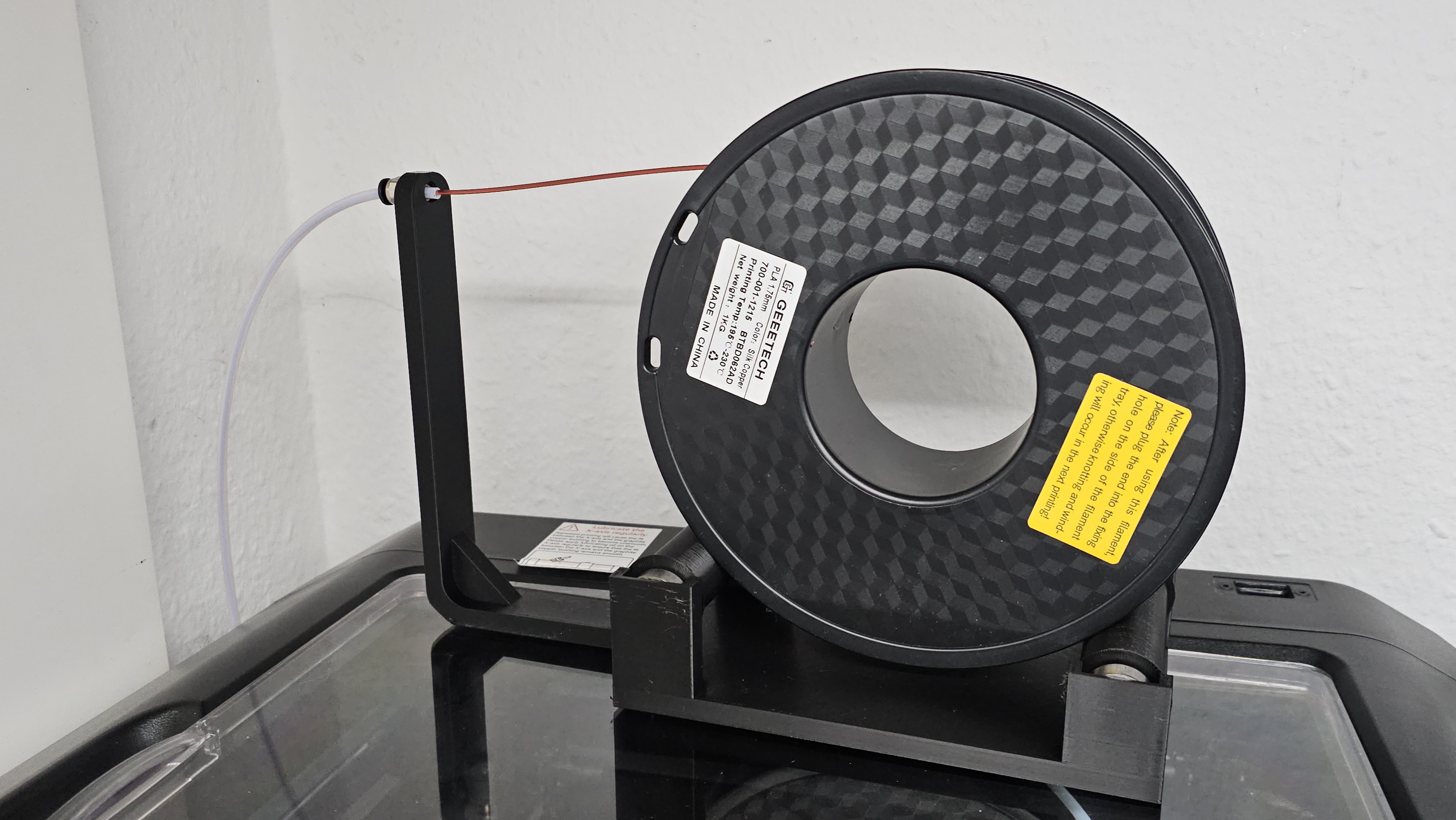 Filament Spool Stand mit PTFE Kupplung