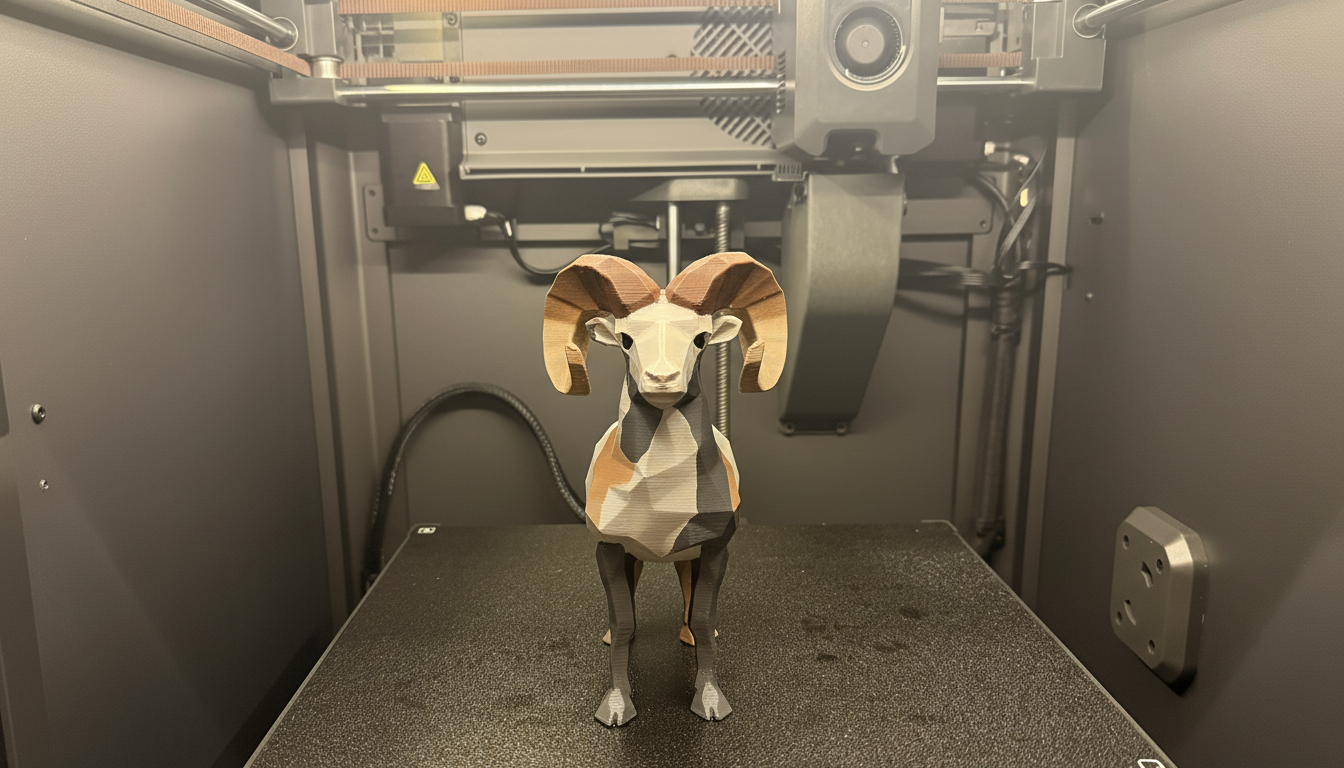 Low Poly Bighorn Sheep