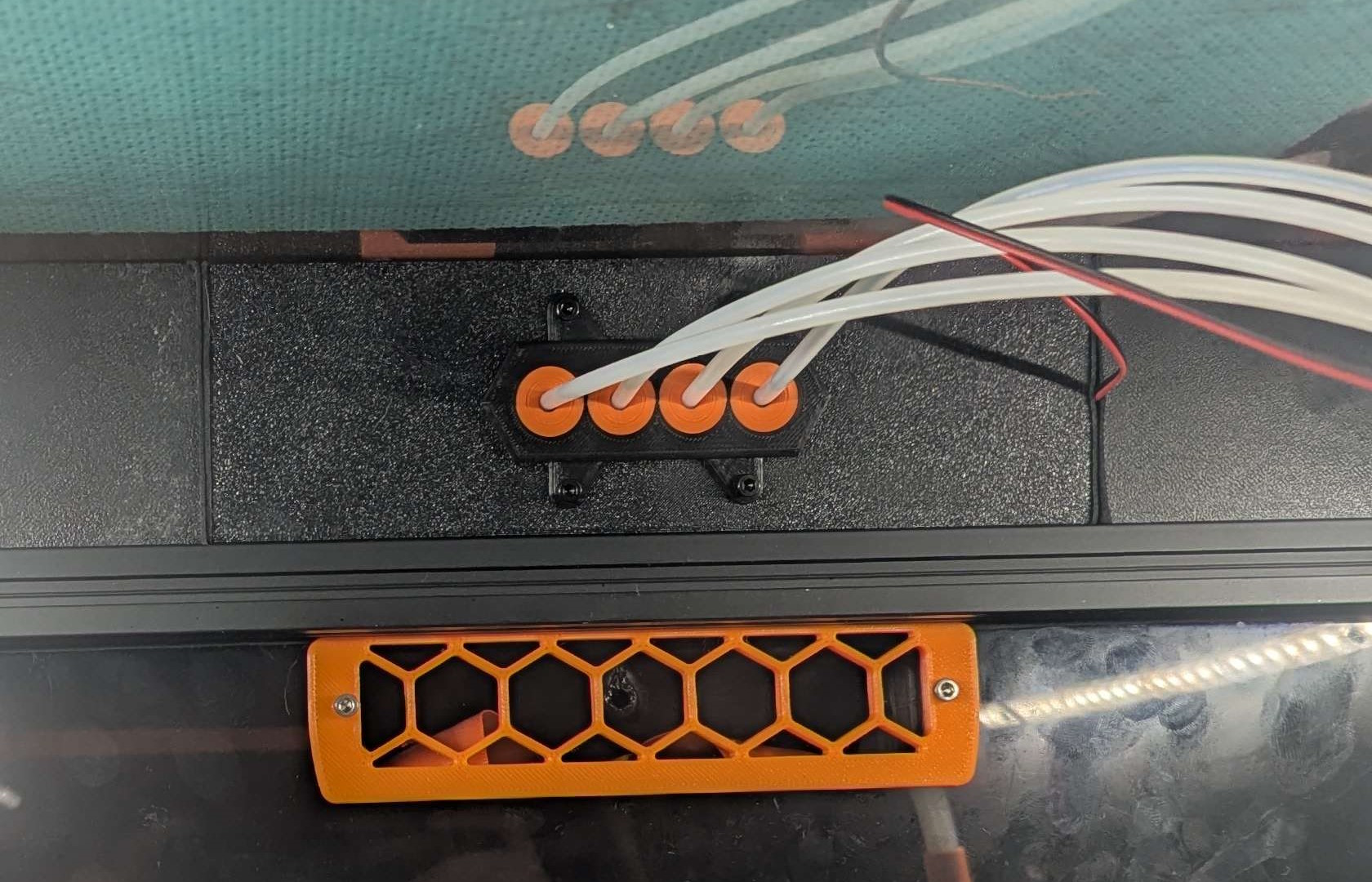 Voron 2.4 350 Canopy 4x PTFE passthrough