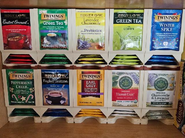 Spacer for Tea bag dispenser - fast stackable