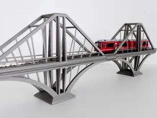 Cantilever Railway Bridge - N Scale