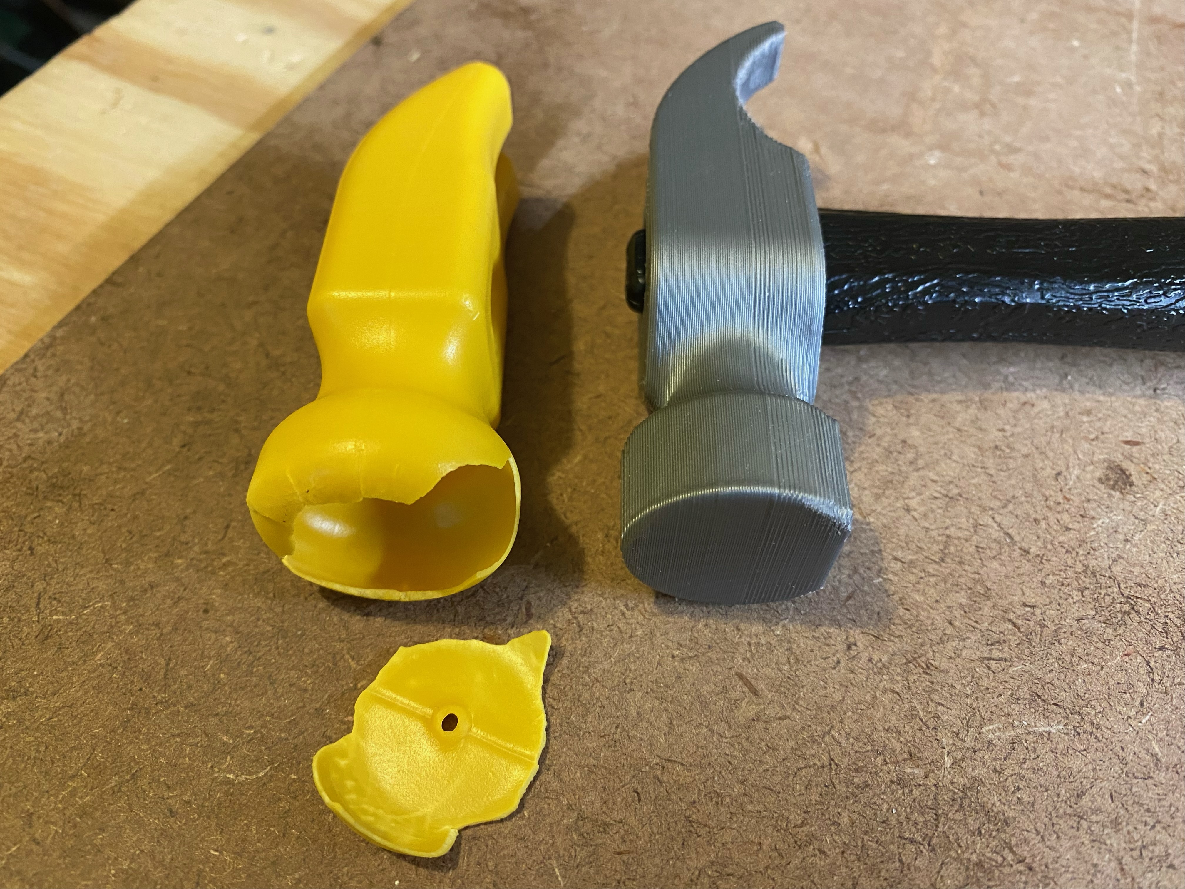 Kids Toy Hammer - head remixed to match handle of existing toy that got broken - link to product it fits in description