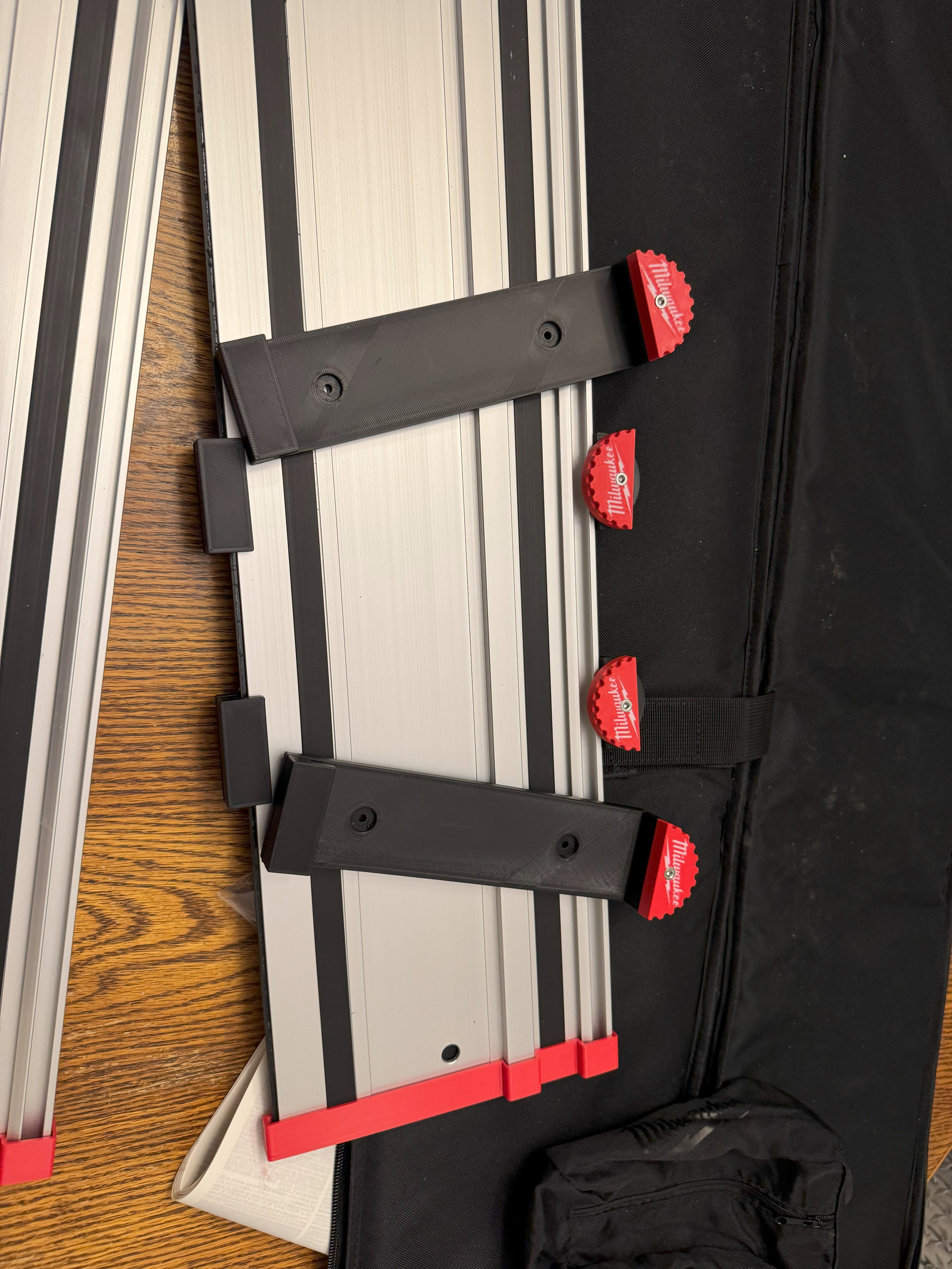 Milwaukee Track Saw track wall mounting bracket