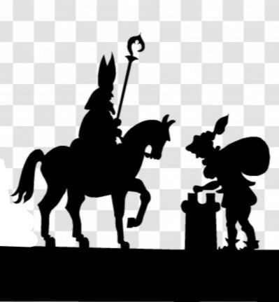 Sinterklaas silhouette