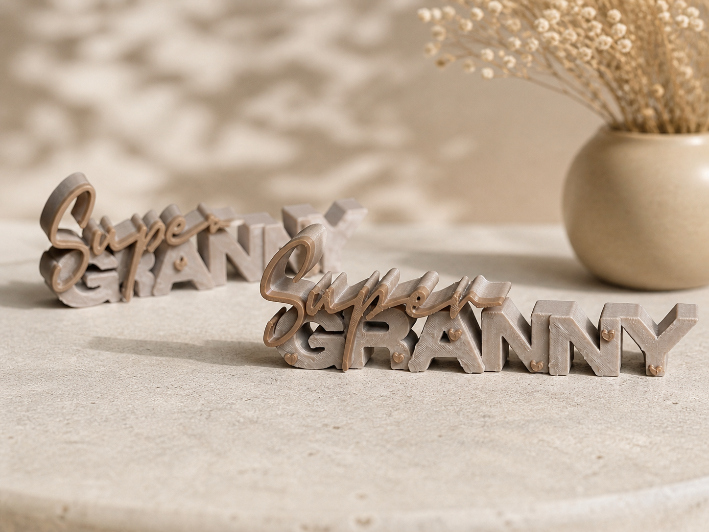 Super Granny – 3D Text Sign (2 Versions)