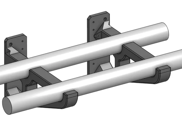 Curtain Rod Hangers - Double Rod