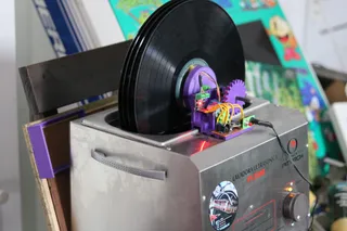 Ultrasonic Vinyl Record spinner