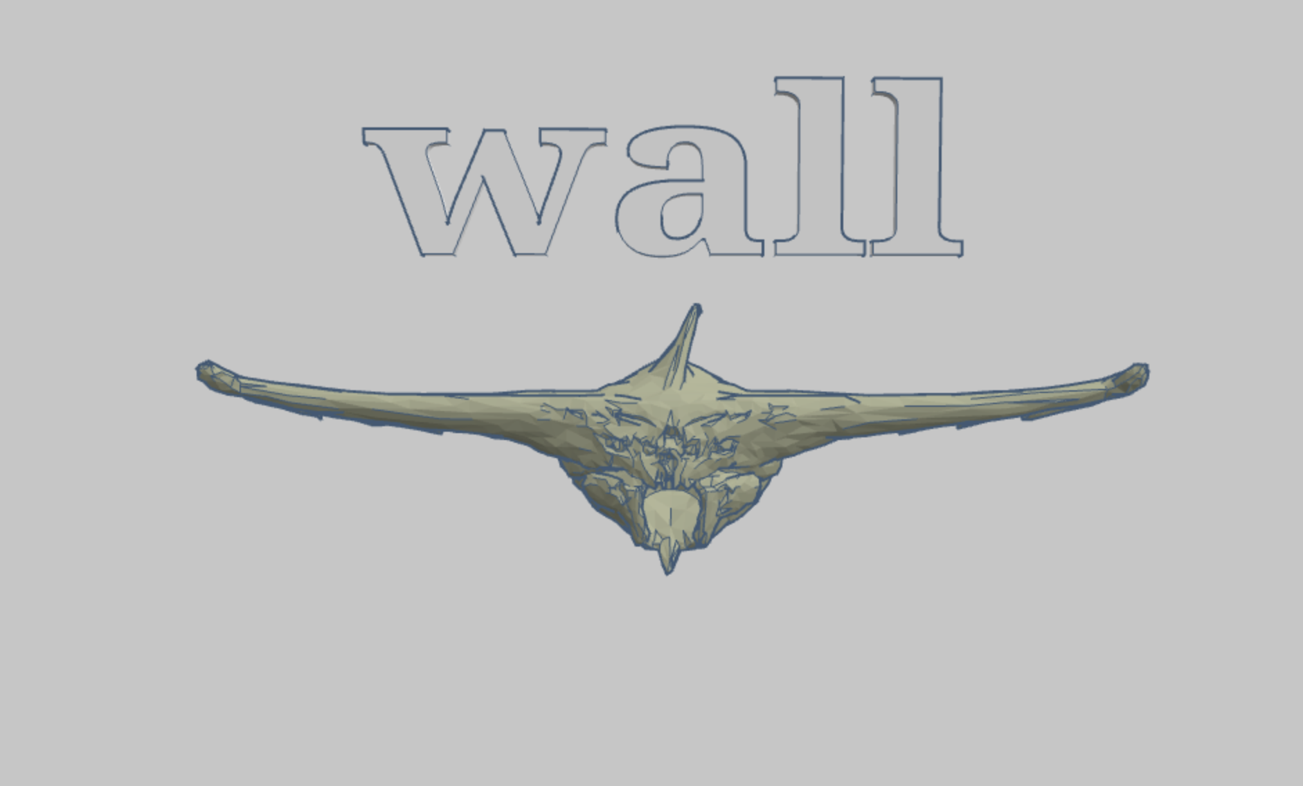 Low poly Ghost leviathan - SUBNAUTICA