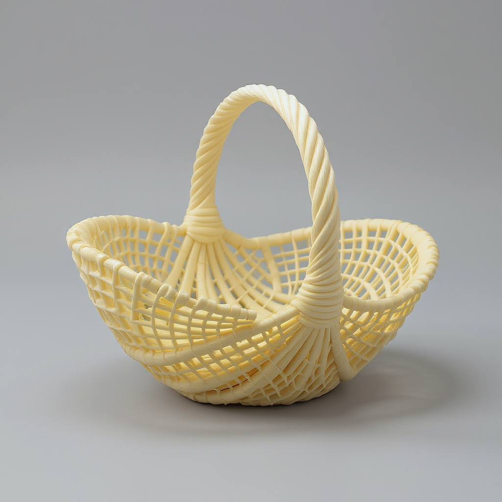 Curled Shell Fruit Basket