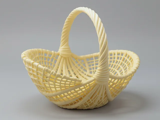Curled Shell Fruit Basket