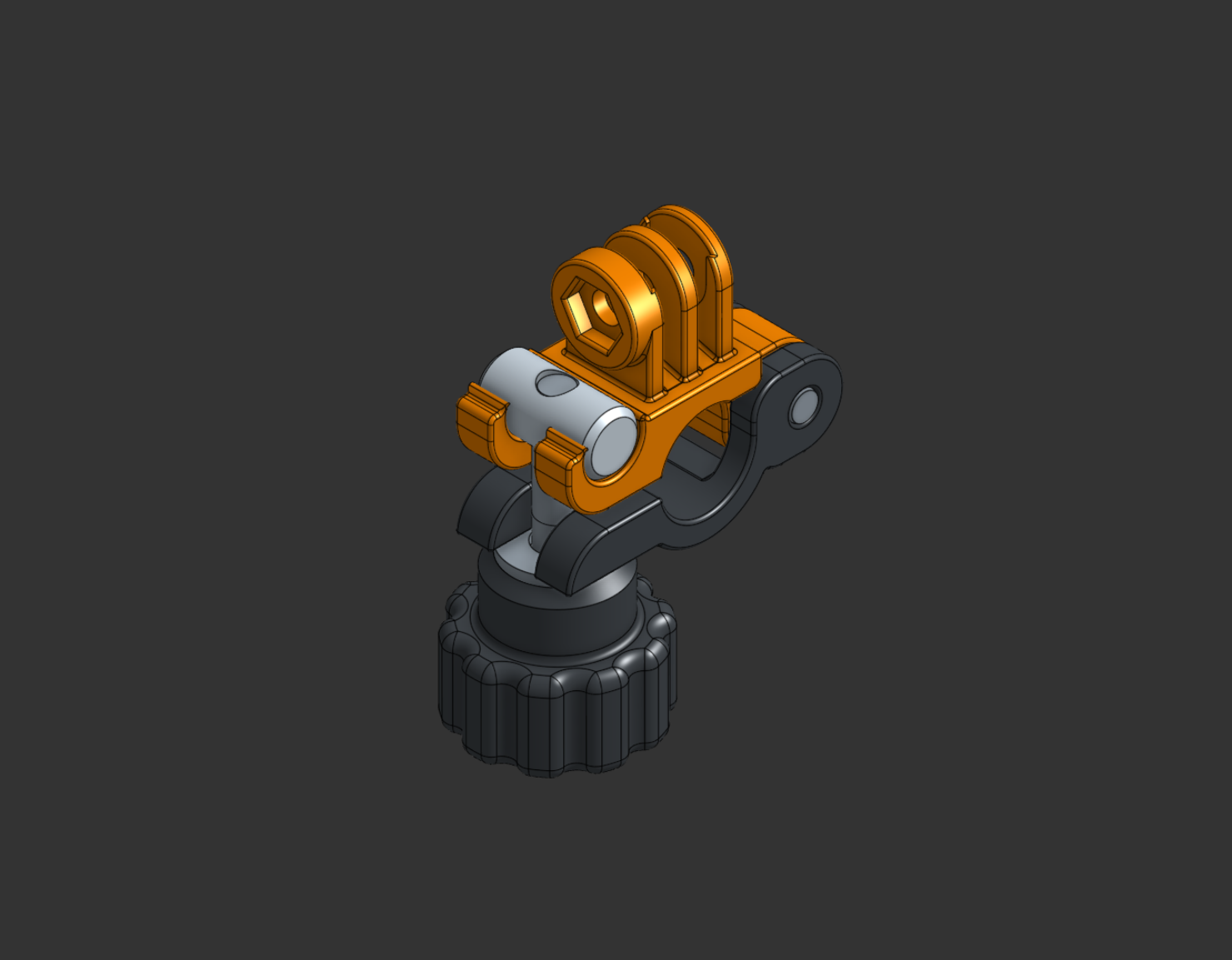 Compact Quick-Release Tube Clamp for Modular Mounting System