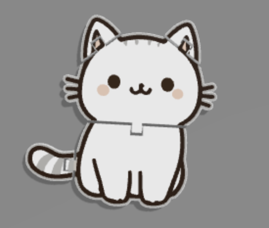 Cartoon Flexi Cat!
