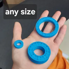 Fully Printable Roller Bearings