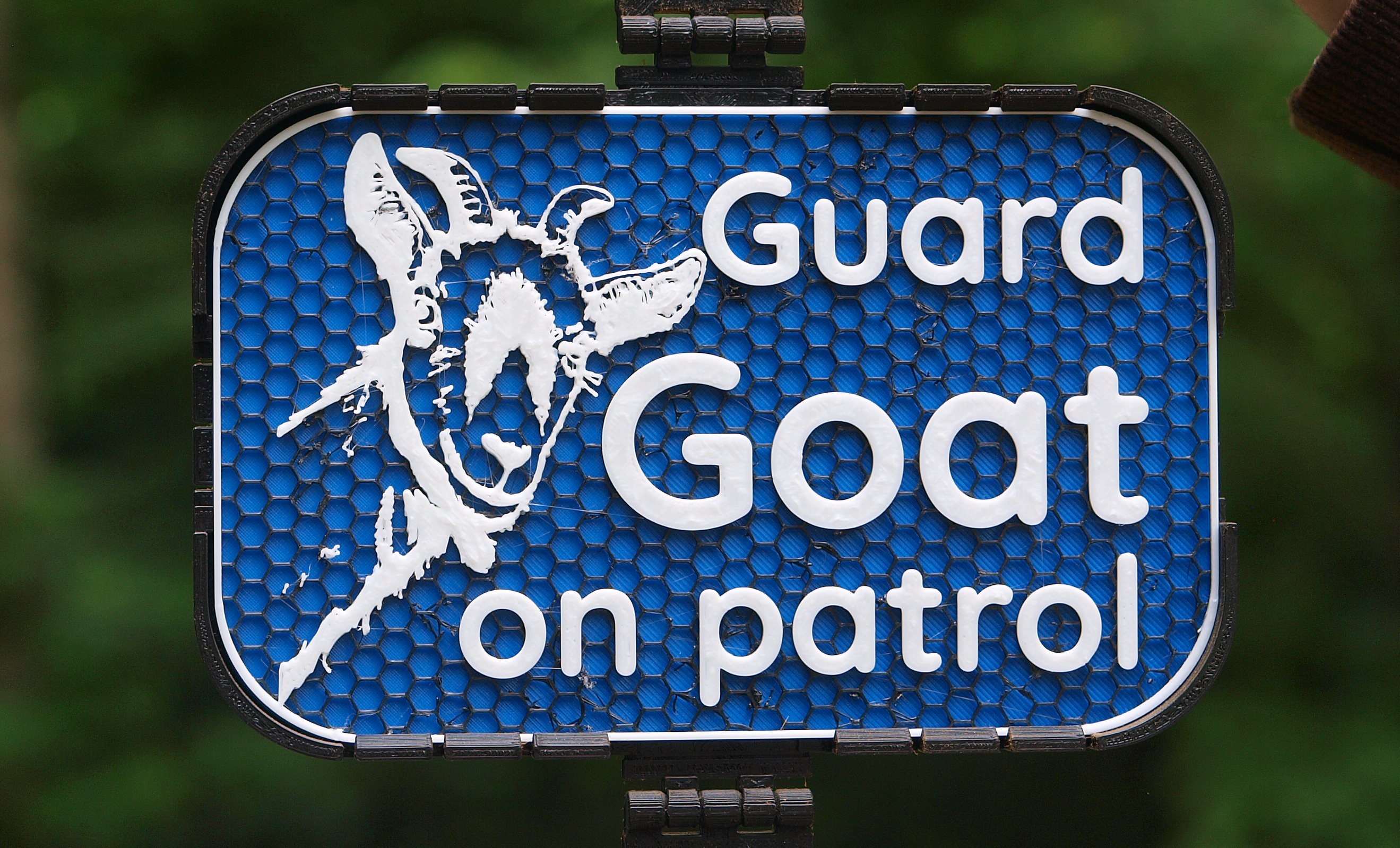 Guard Goat sign
