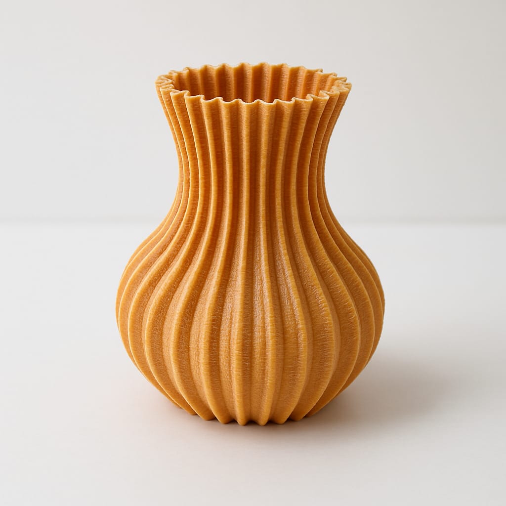 edged vase