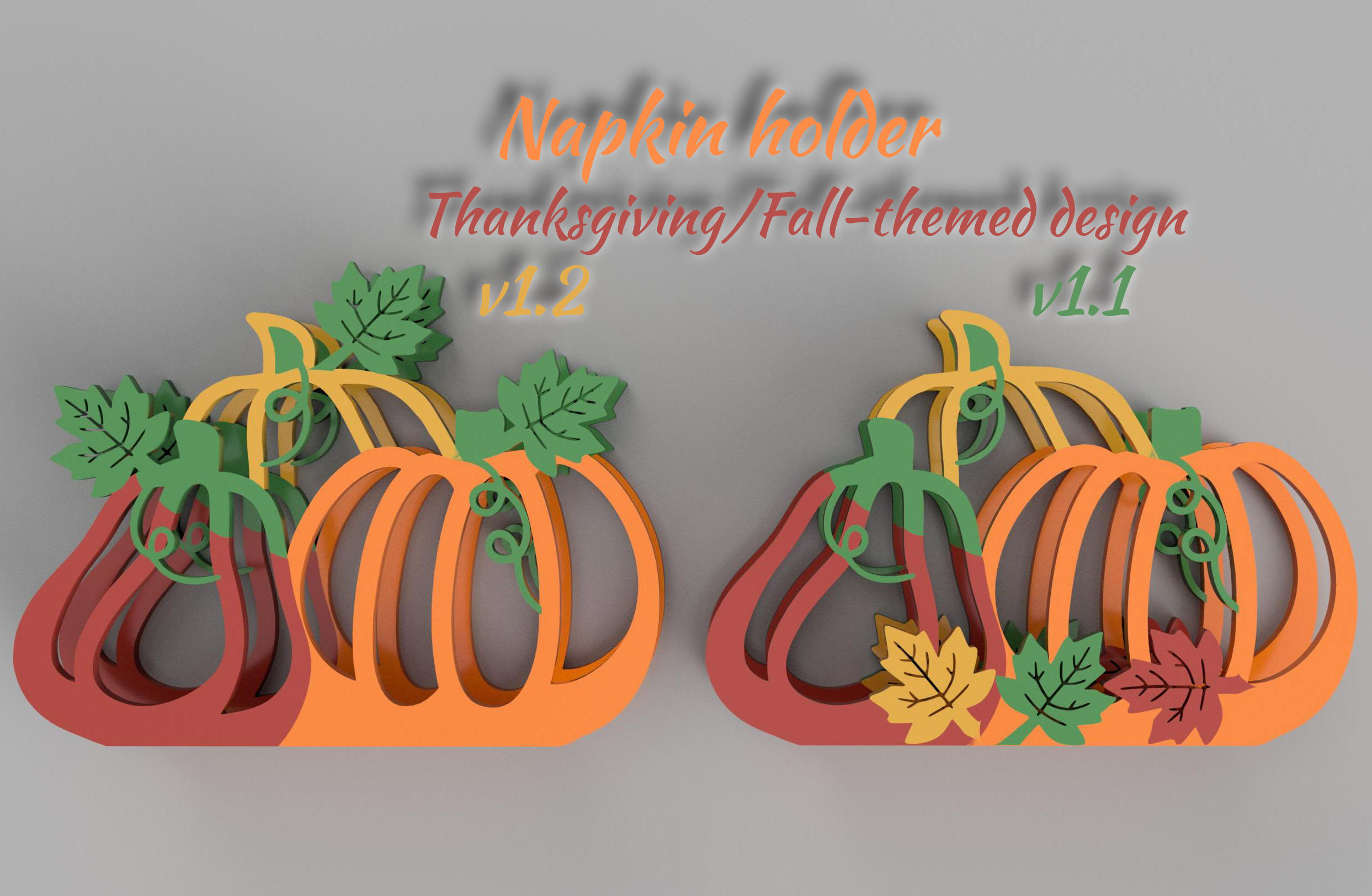 Thanksgiving Napkin Holder / Erntedank Serviettenhalter