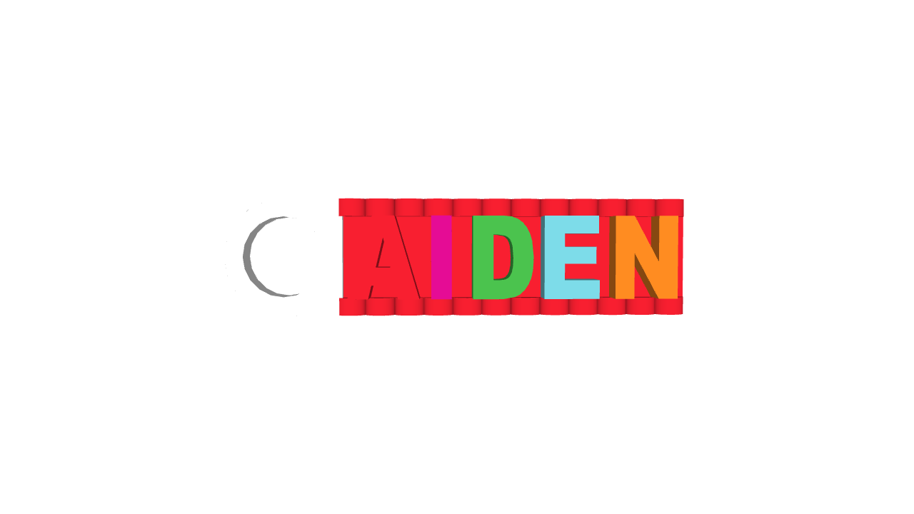 Aiden Keychain
