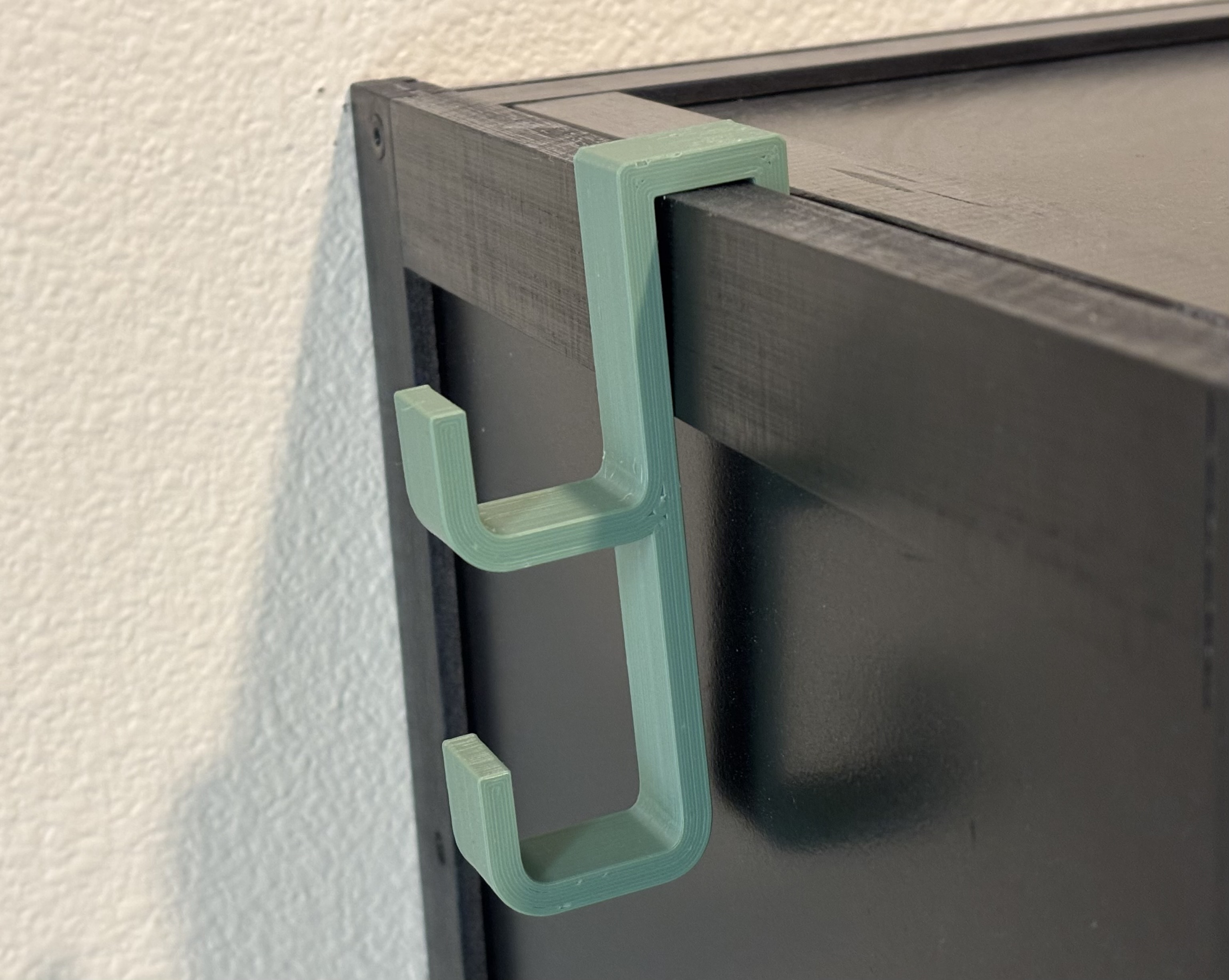 Hanging Slip Over Double Hook J Shaped - Sizes 12mm to 16mm - for Door Cabinet Shelf Wall