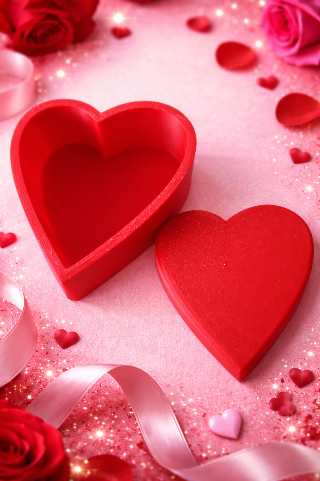 Heart-Shaped Jewelry Gift Box – Valentine’s Day
